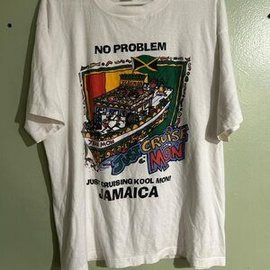 BDDW White Jamaica Graphic Tee